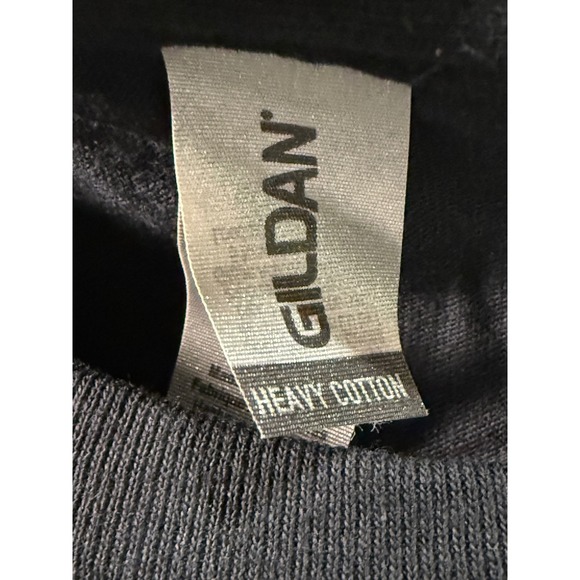 Gildan Heavy Cotton Mens Black T-Shirt 3 Pack Short Sleeve Crew Neck XL 5000 - Picture 8 of 12